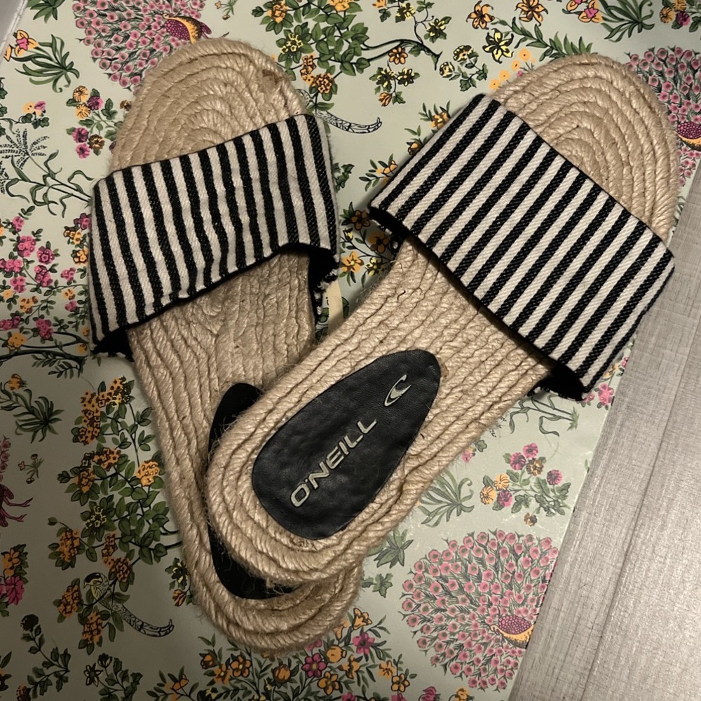 Slide in sandals